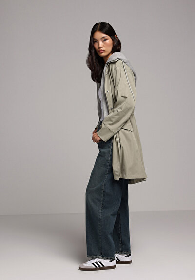 Image de Imperméable Vert Regular Fit Femme