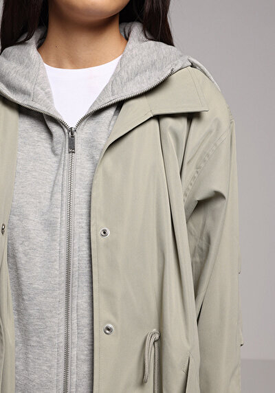 Image de Imperméable Vert Regular Fit Femme