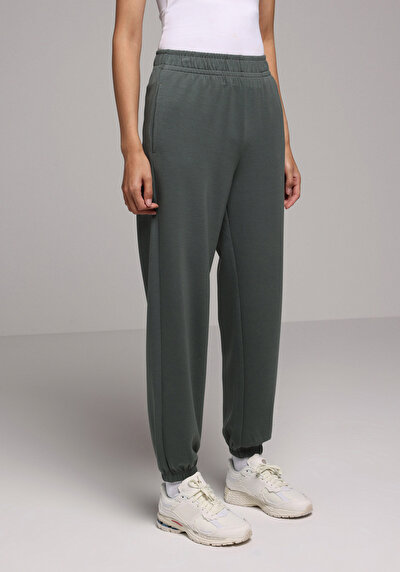 Image de Pantalon De Survêtement Vert Regular Fit Femme