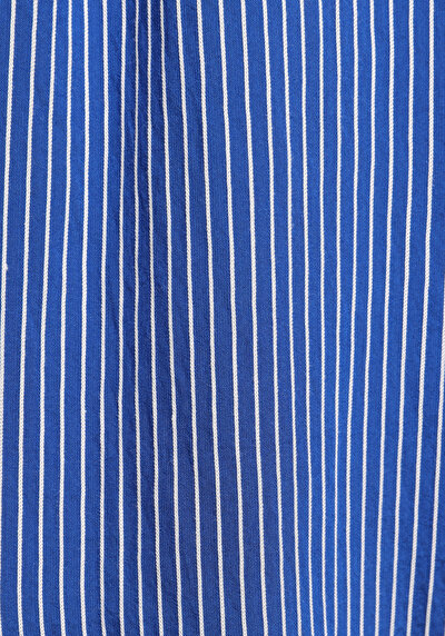 Image de Chemise À Manches Longues Bleu Fashion Fit Rayé Uni Femme