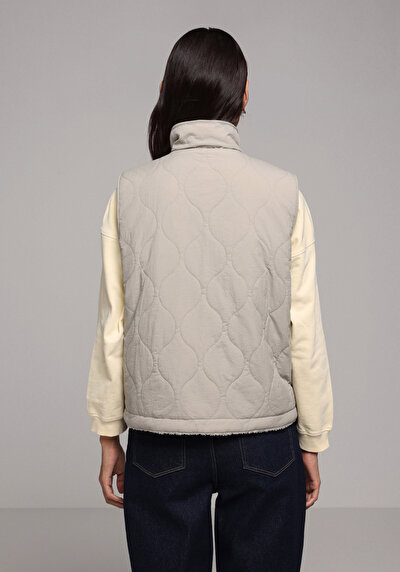 Image de Gilet Vert Regular Fit Femme