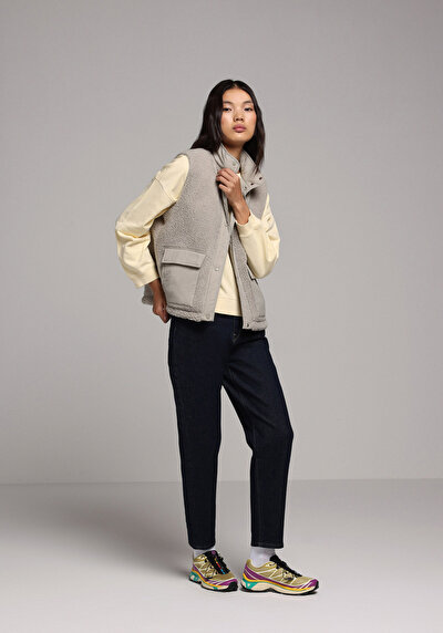 Image de Gilet Vert Regular Fit Femme
