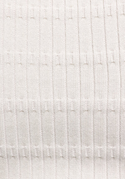 Afficher les détails de Pull Blanc Slim Fit Manches Longues  Femme