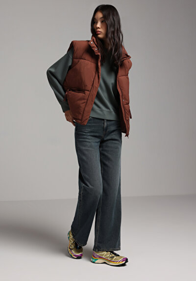 Image de Gilet Marron Regular Fit Femme