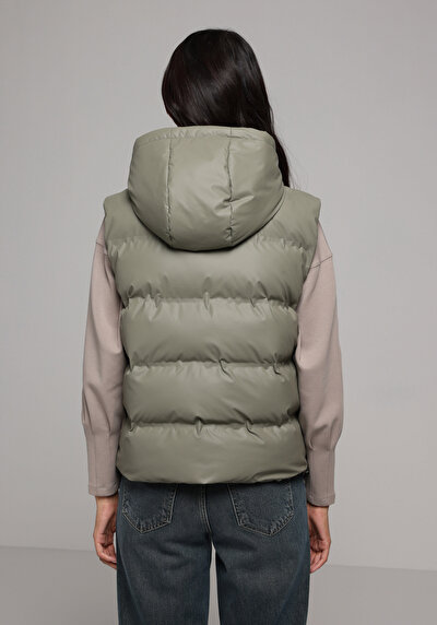 Image de Gilet Vert Regular Fit Femme