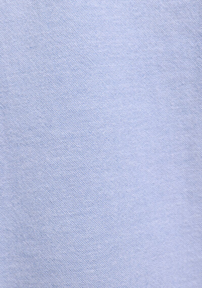 Image de Chemise À Manches Longues Bleu Regular Fit Droit Oxford Femme
