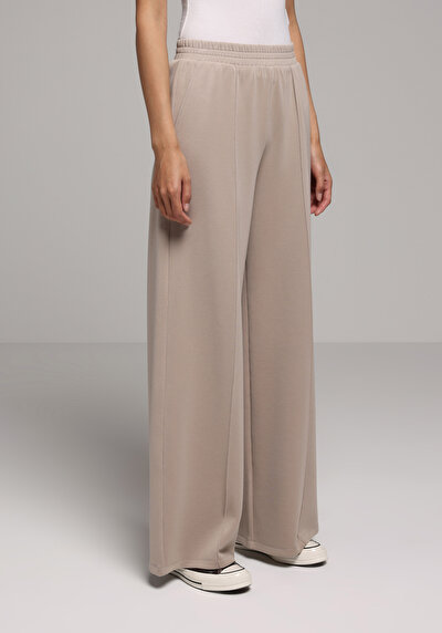 Image de Pantalon De Survêtement Beige Regular Fit Femme