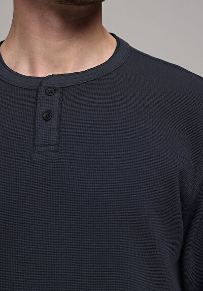 Image de T-shirt À Manches Longues Anthracite Regular Fit  Homme