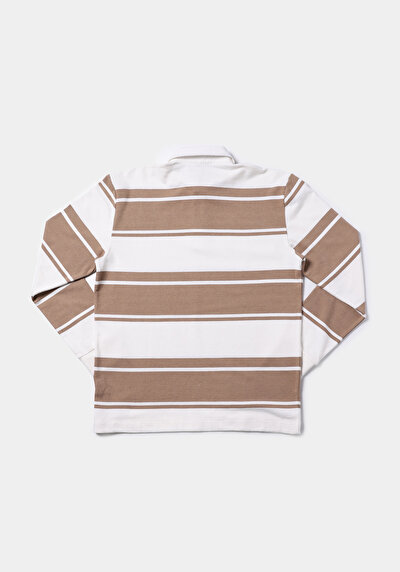 Image de T-shirt À Manches Longues Beige Comfort Fit  Homme