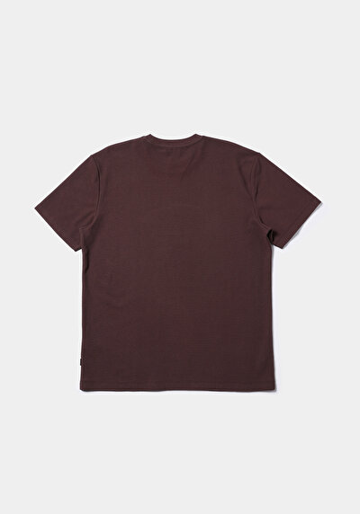Image de T-shirt À Manches Courtes Marron Comfort Fit Jakarli Homme