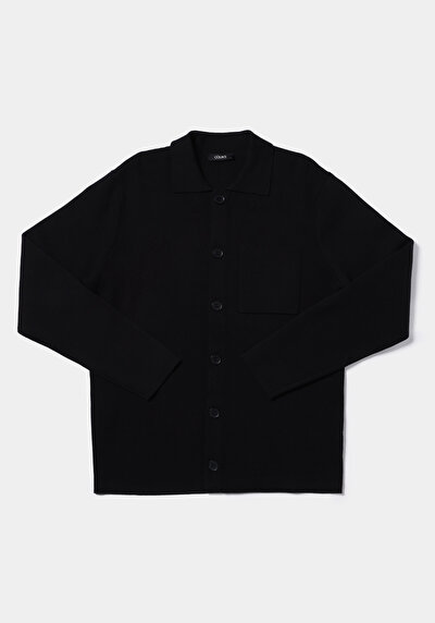 Image de Cardigan Tricot Noir Regular Fit Homme