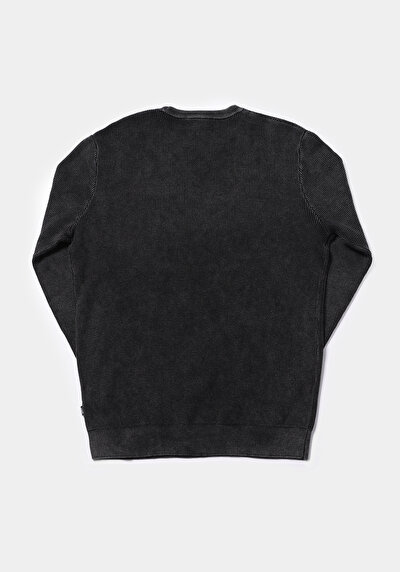 Afficher les détails de Pull Anthracite Regular Fit Manches Longues  Homme