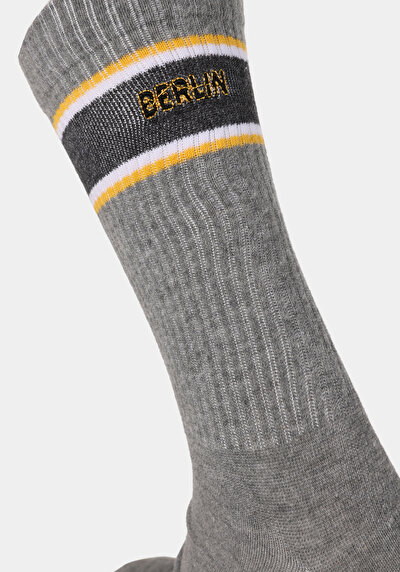 Image de Chaussettes Gris Modern Fit Homme