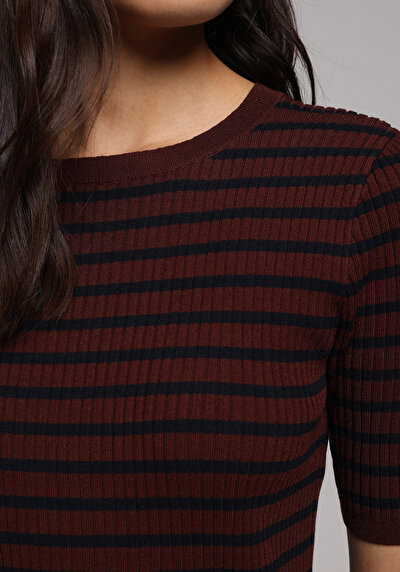 Image de Tricot Bordeaux Slim Fit  Femme