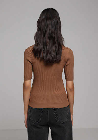 Image de Tricot Marron Slim Fit Femme