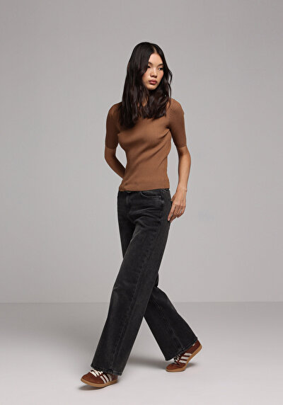 Image de Tricot Marron Slim Fit Femme