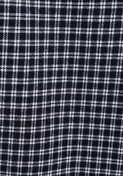 Afficher les détails de Chemise À Manches Longues Marine Comfort Fit Plaid Sergé Homme