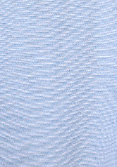 Afficher les détails de Chemise À Manches Longues Bleu Boyfriend Fit Droit Oxford Femme
