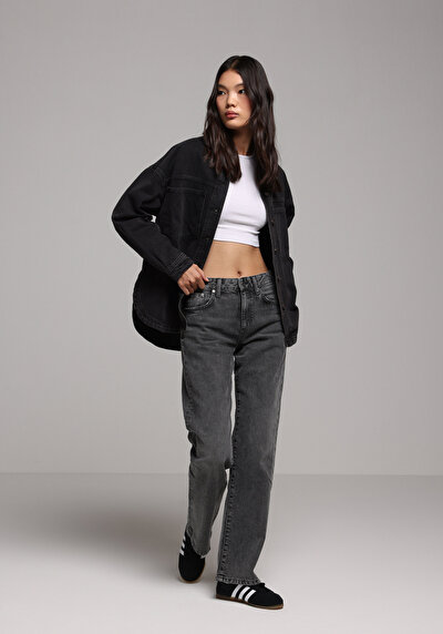 Image de 880 Elisa Pantalon En Jean Straight Fit Femme