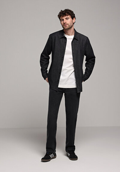Image de 046 Marco Pantalon En Jean Loose Straight Fit Homme