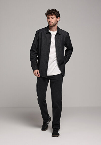 Image de 046 Marco Pantalon    En Jean Loose Straight Fit Homme