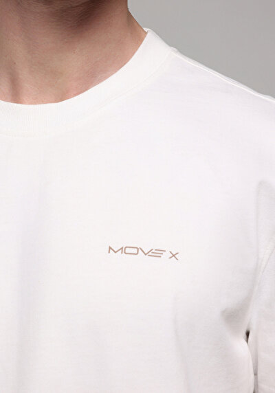 Image de T-shirt À Manches Courtes Blanc Comfort Fit Droit Homme