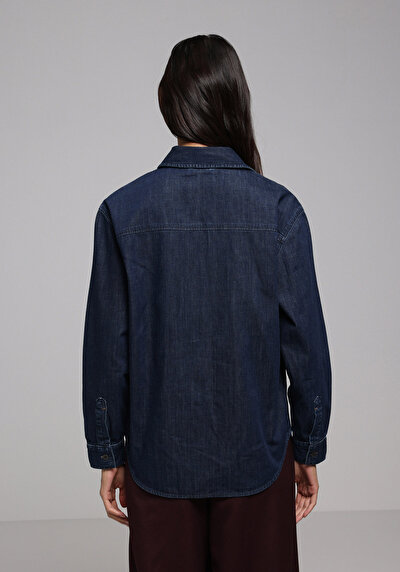 Image de Chemise À Manches Longues Regular Fit Droit Jean Femme