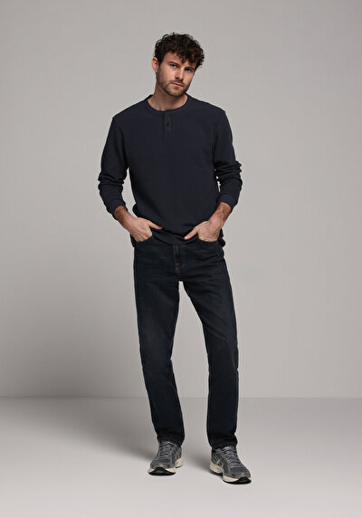 Image de 054 Neil Pantalon En Jean Loose Tapered Fit Homme