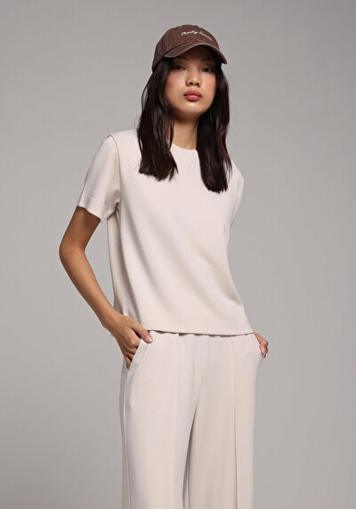 Image de Manches Courtes Blanc Regular Fit Femme