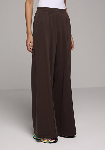 Image de Pantalon De Survêtement Marron Regular Fit Femme