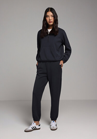 Image de Pantalon De Survêtement Anthracite Regular Fit Femme