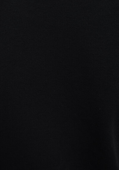 Afficher les détails de T-shirt À Manches Courtes Noir Slim Fit Droit Femme