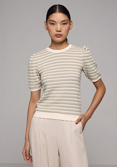 Image de Tricoter Vert Slim Fit Femme