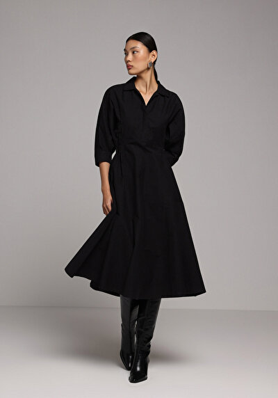 Image de Robe Noir Regular Fit Femme