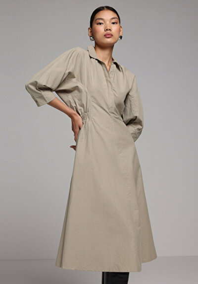 Image de Robe Vert Regular Fit    Femme