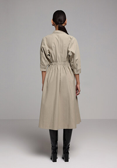 Image de Robe Vert Regular Fit Femme