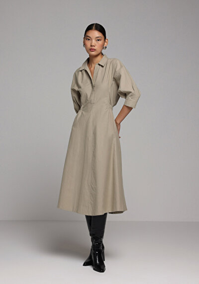 Image de Robe Vert Regular Fit Femme