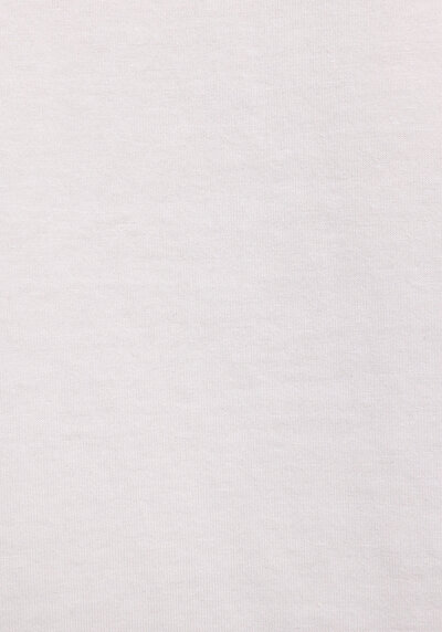 Afficher les détails de T-shirt À Manches Courtes Blanc Regular Fit Brodé Femme