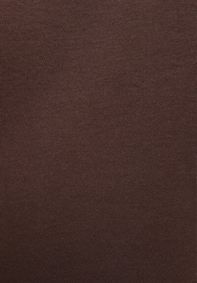 Afficher les détails de T-shirt À Manches Courtes Marron Regular Fit Droit Homme