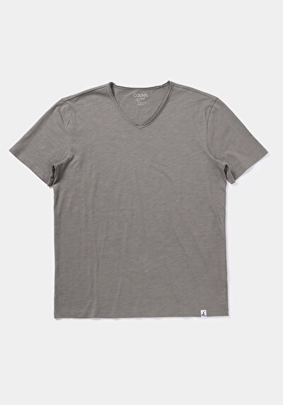 Afficher les détails de T-shirt À Manches Courtes Vert Regular Fit  Homme