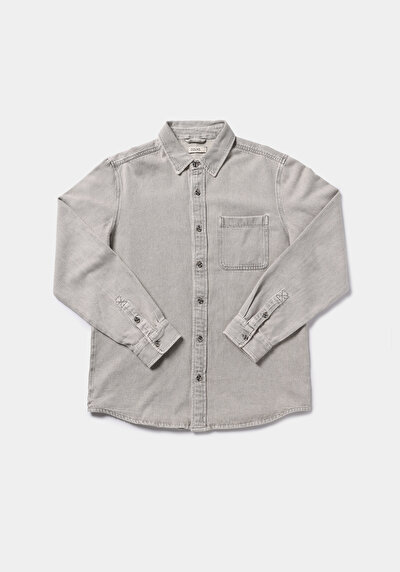 Image de Shırt À Manches Longues  Regular Fit Droit Jean Homme