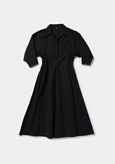 Image de Robe Noir Regular Fit    Femme