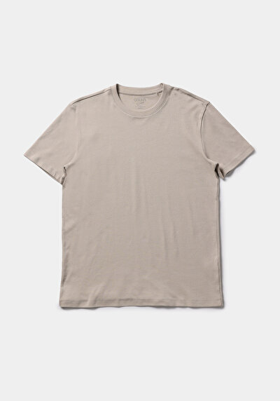Image de T-shirt À Manches Courtes Blanc Regular Fit Droit Homme