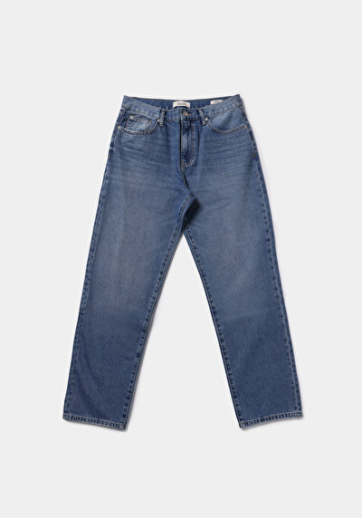 Afficher les détails de 056 Ivan Pantalon    En Jean Loose Relaxed Fit Homme