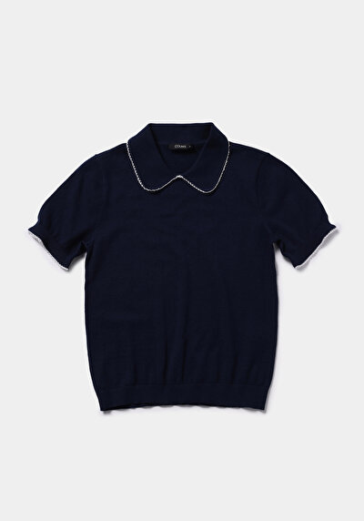 Afficher les détails de Tricot Marine Slim Fit  Femme