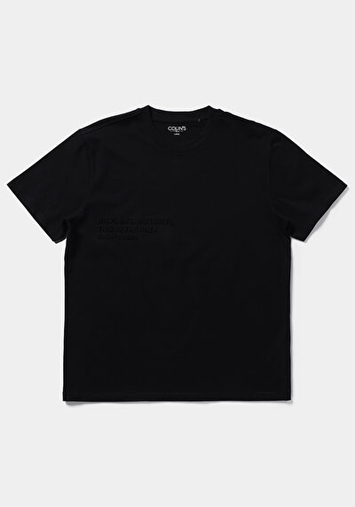 Image de T-shirt À Manches Courtes Anthracite Oversize Fit Droit Homme