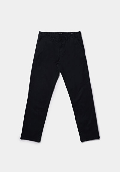 Afficher les détails de Pantalon Marine Straight Leg Medium Rise En Chino Regular Fit Homme