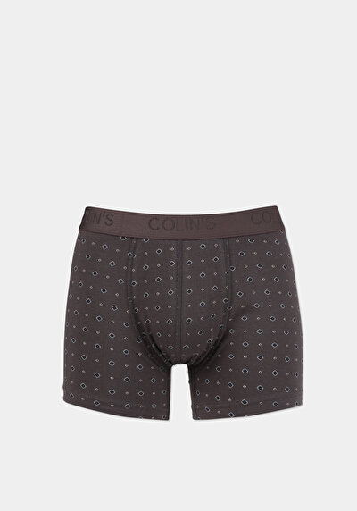 Afficher les détails de Sous-vêtements Gris Modern Fit Imprimé Homme