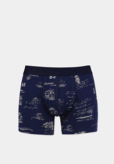 Afficher les détails de Sous-vêtements Marine Modern Fit Imprimé Homme
