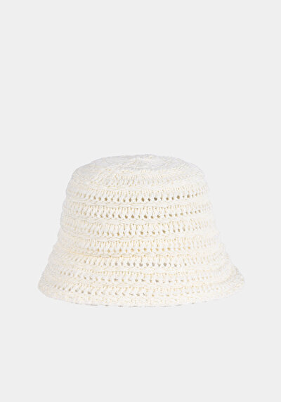 Image de Chapeau Ecru Modern Fit Femme